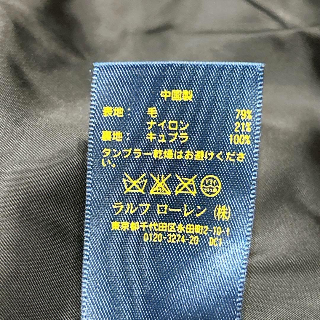 未使用級美品✨　ポロラルフローレン　チェスターコート　ウール　4 ブラック　黒