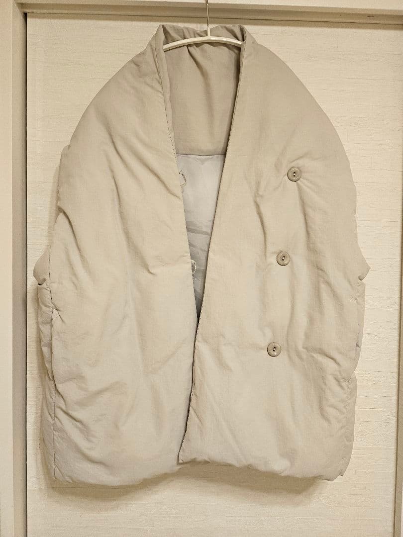 DouDou【WEB限定】ストールライクファーバーダウンベスト