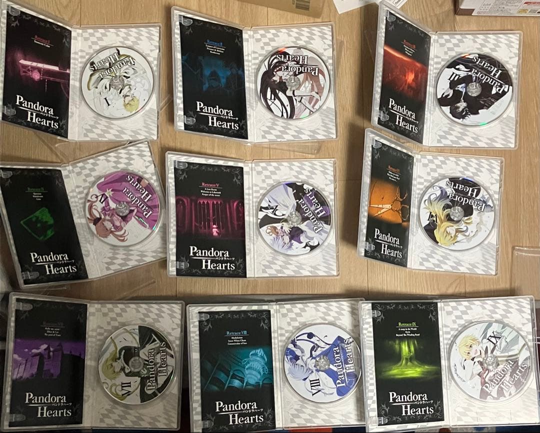 Pandora Hearts DVDセット 全9巻 限定箱付