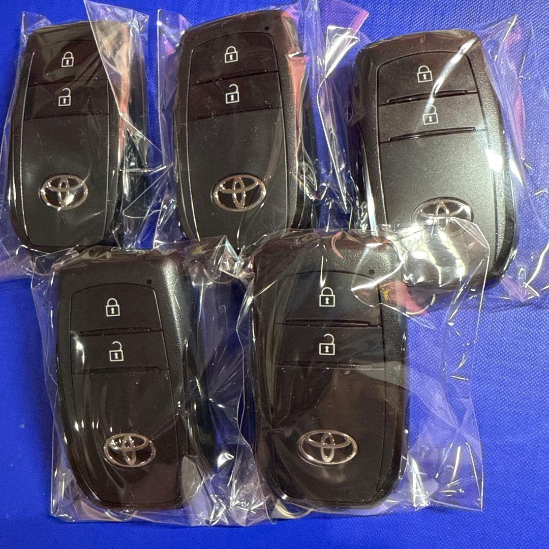 未使用　保管品　ヤリス　トヨタ　純正　キーレス　本体　２ボタン　5本