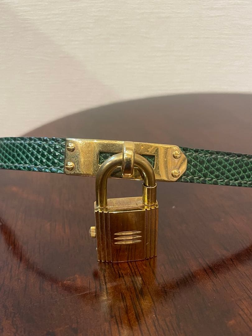 超美品☆HERMES エルメス ケリーウォッチ ゴールド×ゴールド