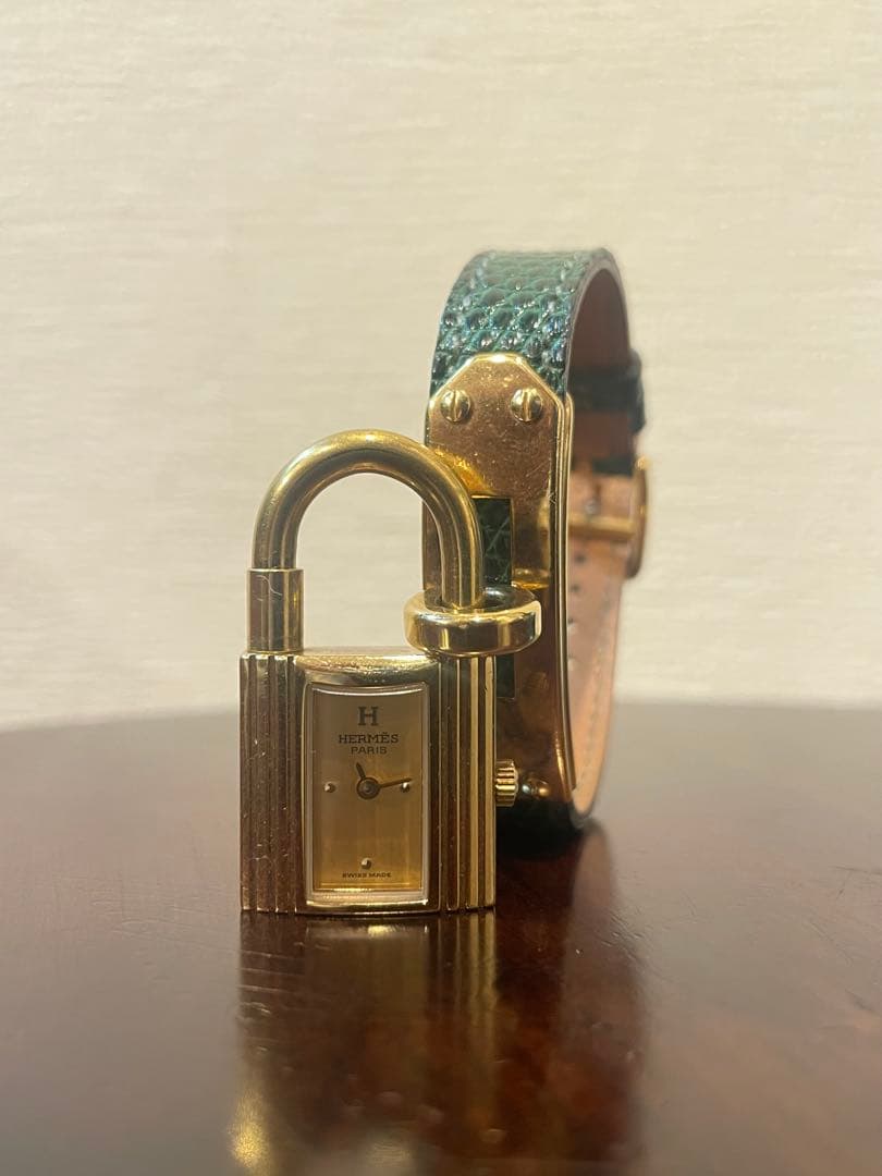 超美品☆HERMES エルメス ケリーウォッチ ゴールド×ゴールド