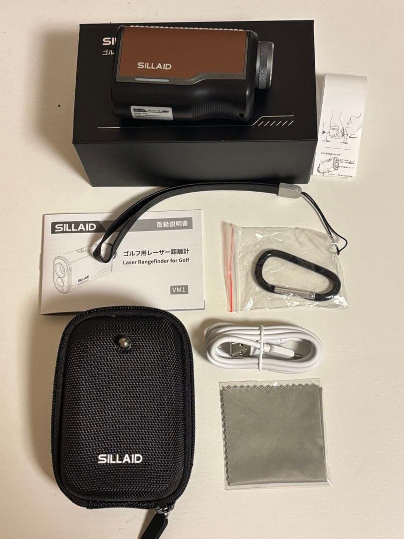 ★美品　SILLAID ゴルフレーザー距離計 mini VM1 ブラウン