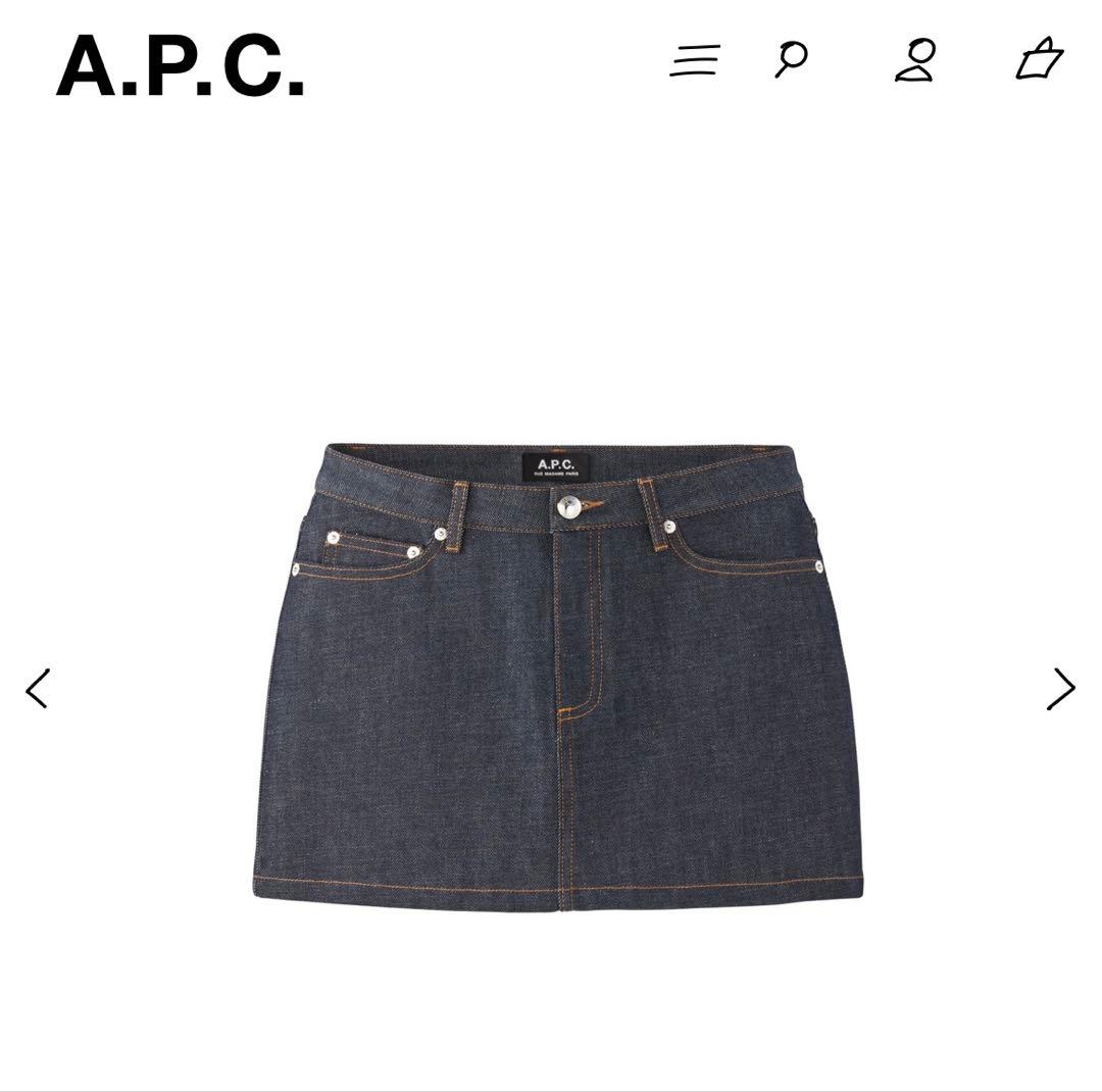 APCデニムスカート ミニスカート