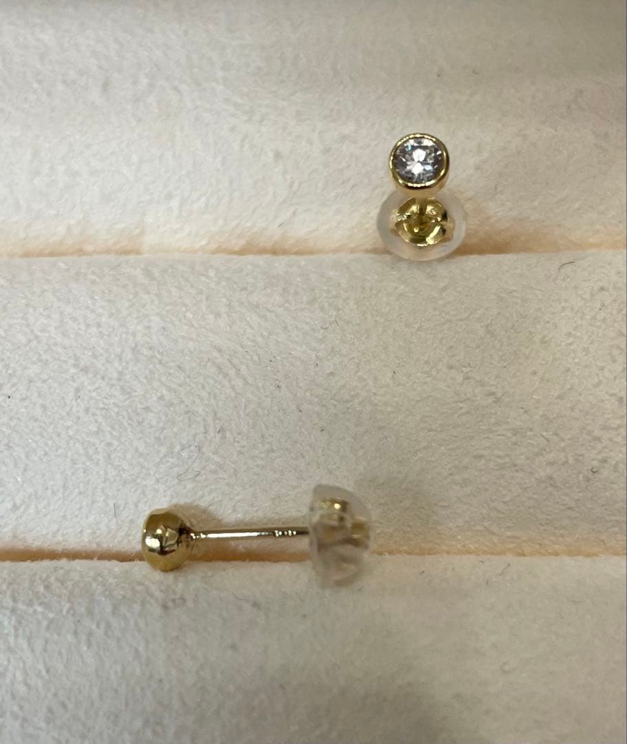 m*u様 K18 ダイヤモンドピアス