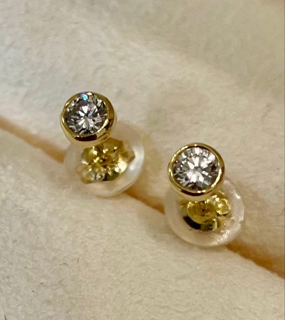 m*u様 K18 ダイヤモンドピアス