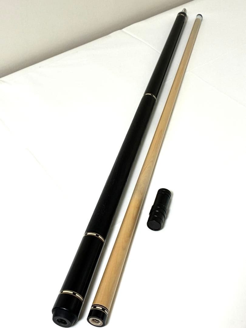 【美品】黒檀ストレート　カーボン芯シャフト　ロゴ無し　ラジアル