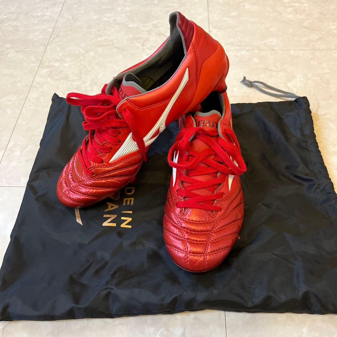 サ*手様 Mizuno Morelia Neo サッカーシューズ レッド