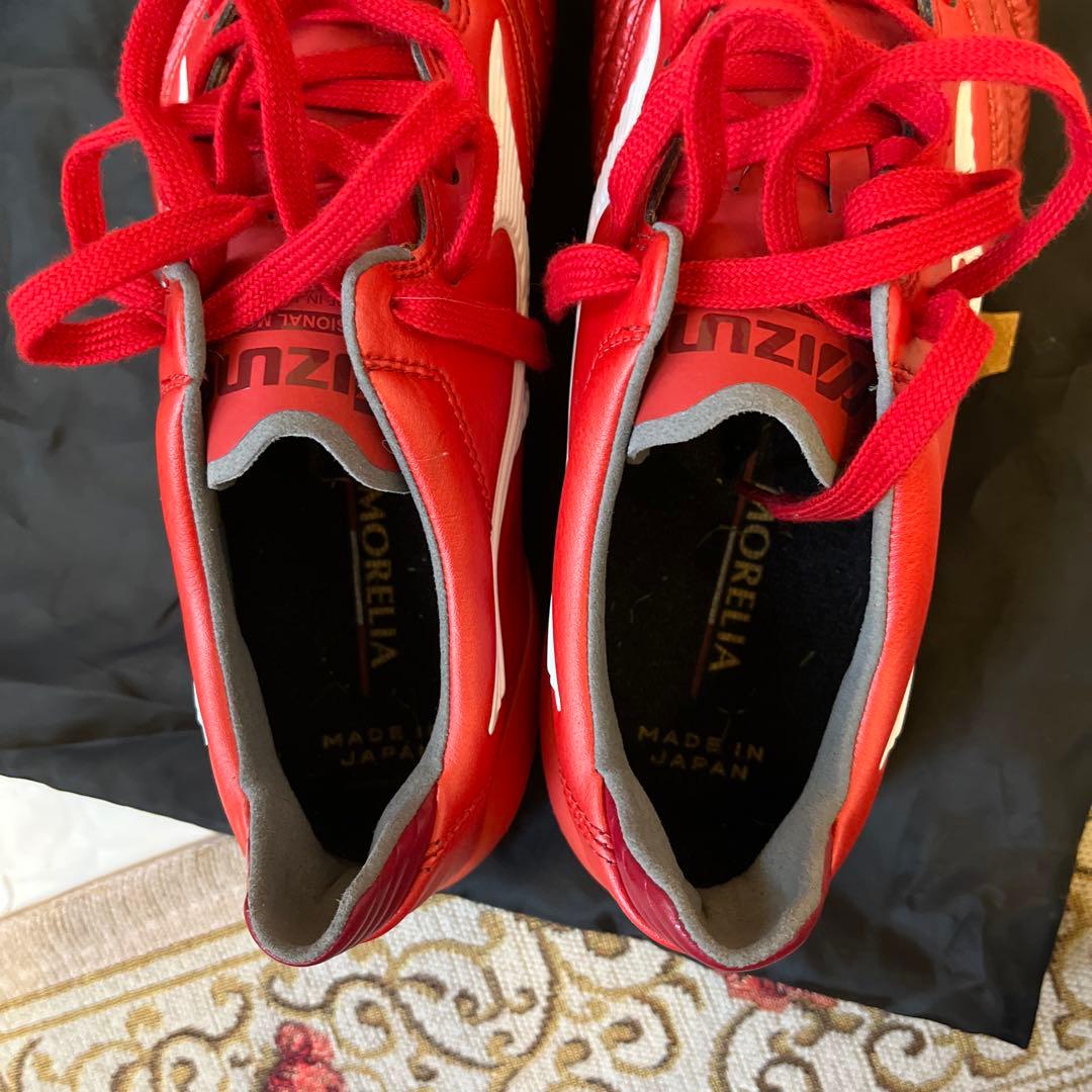 サ*手様 Mizuno Morelia Neo サッカーシューズ レッド