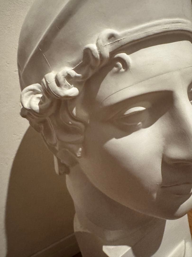 青年マルス 首像 石膏像 デッサン 石川古代彫刻SS 美術 インテリア 置物