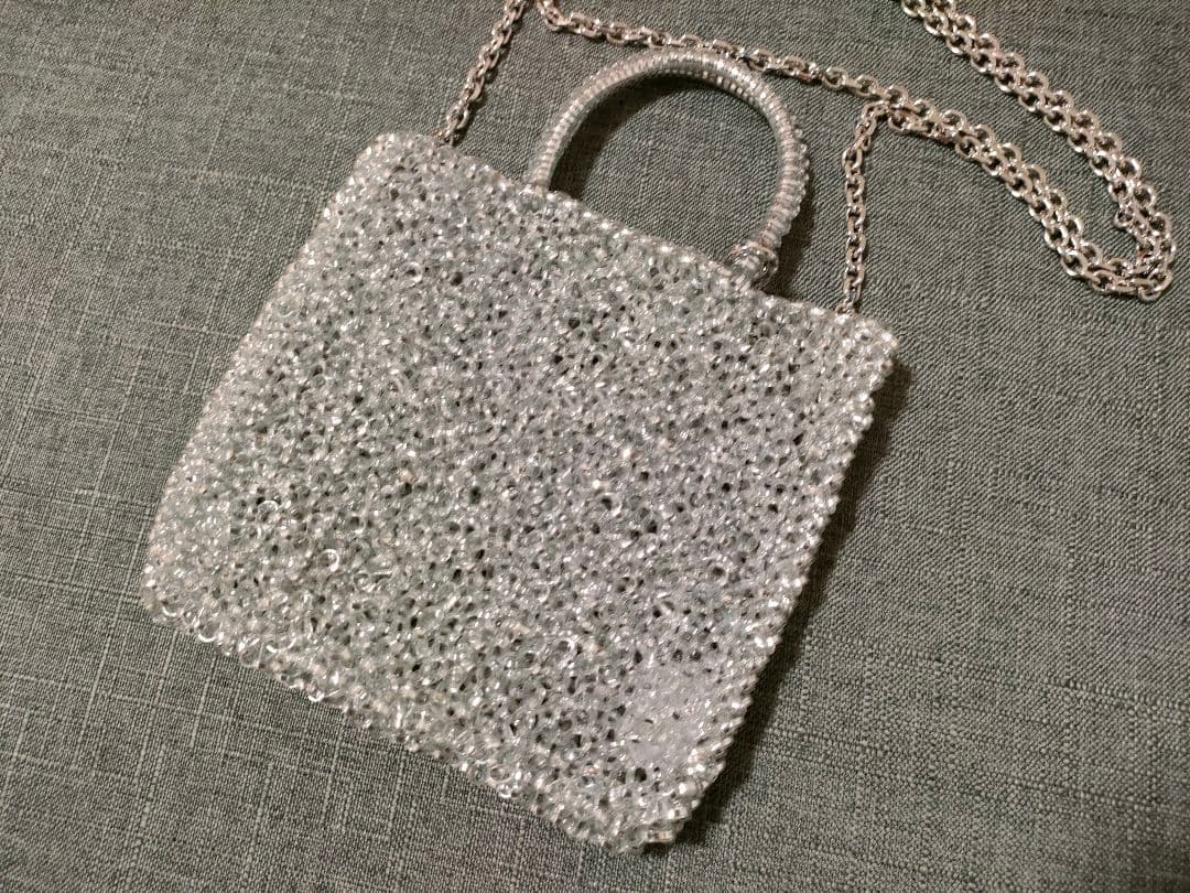 アンテプリマ　スタンダード ミニアトゥーラ ワイヤーバッグ シルバー