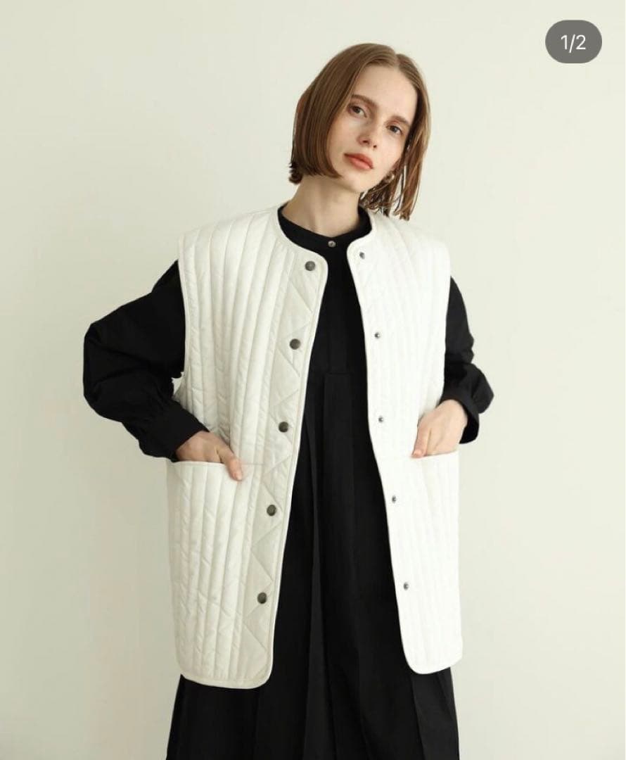 カベサロッソ　キルティングベスト