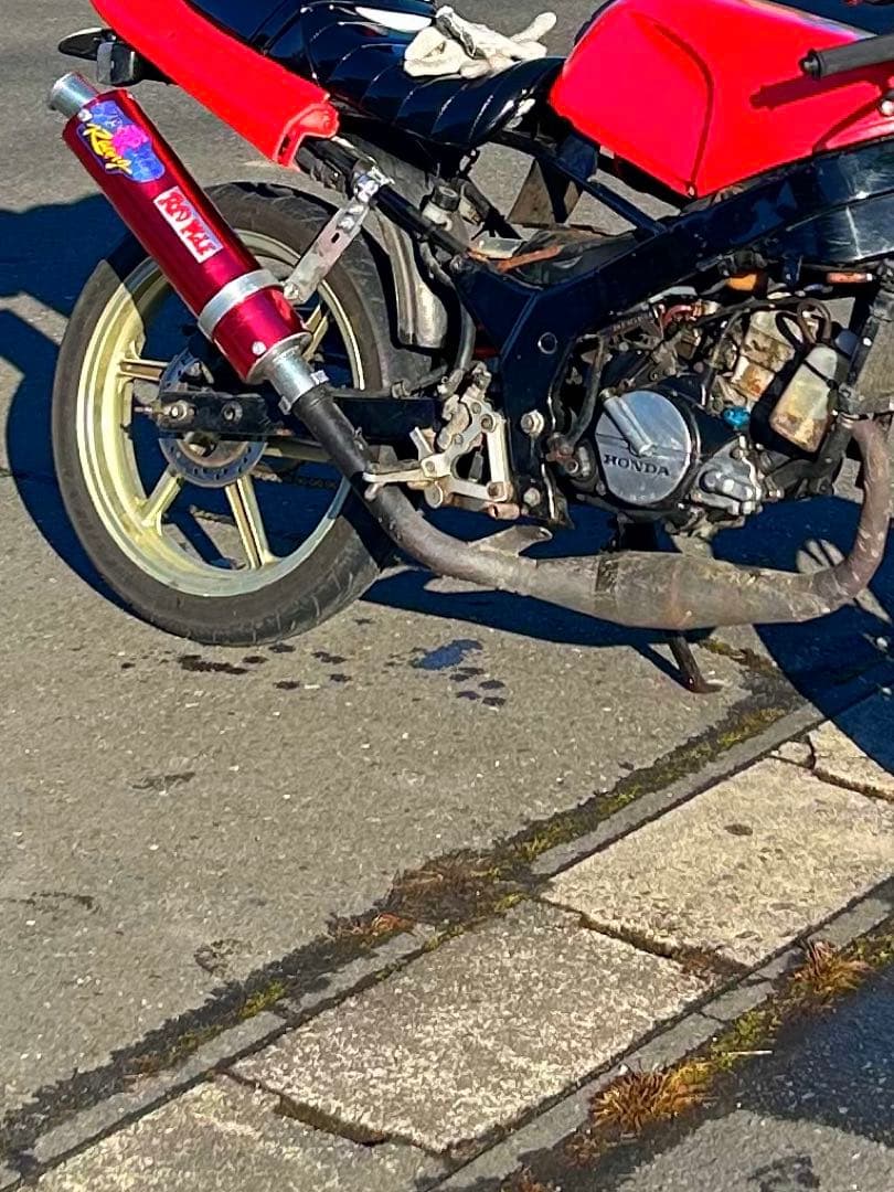 ns1 mbx マフラー ゼロチャンバー　当時物