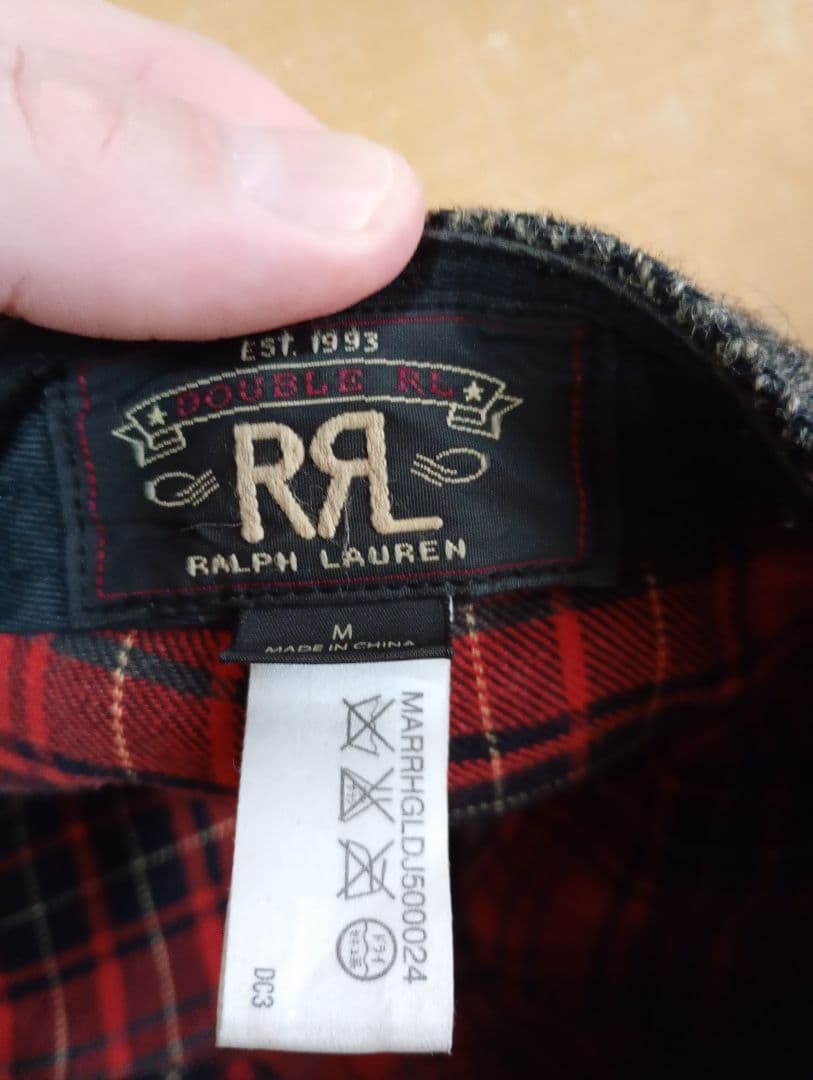 RRL キャスケット　ニュースボーイキャップ　ヘリンボーン　ツイード　ベッカム