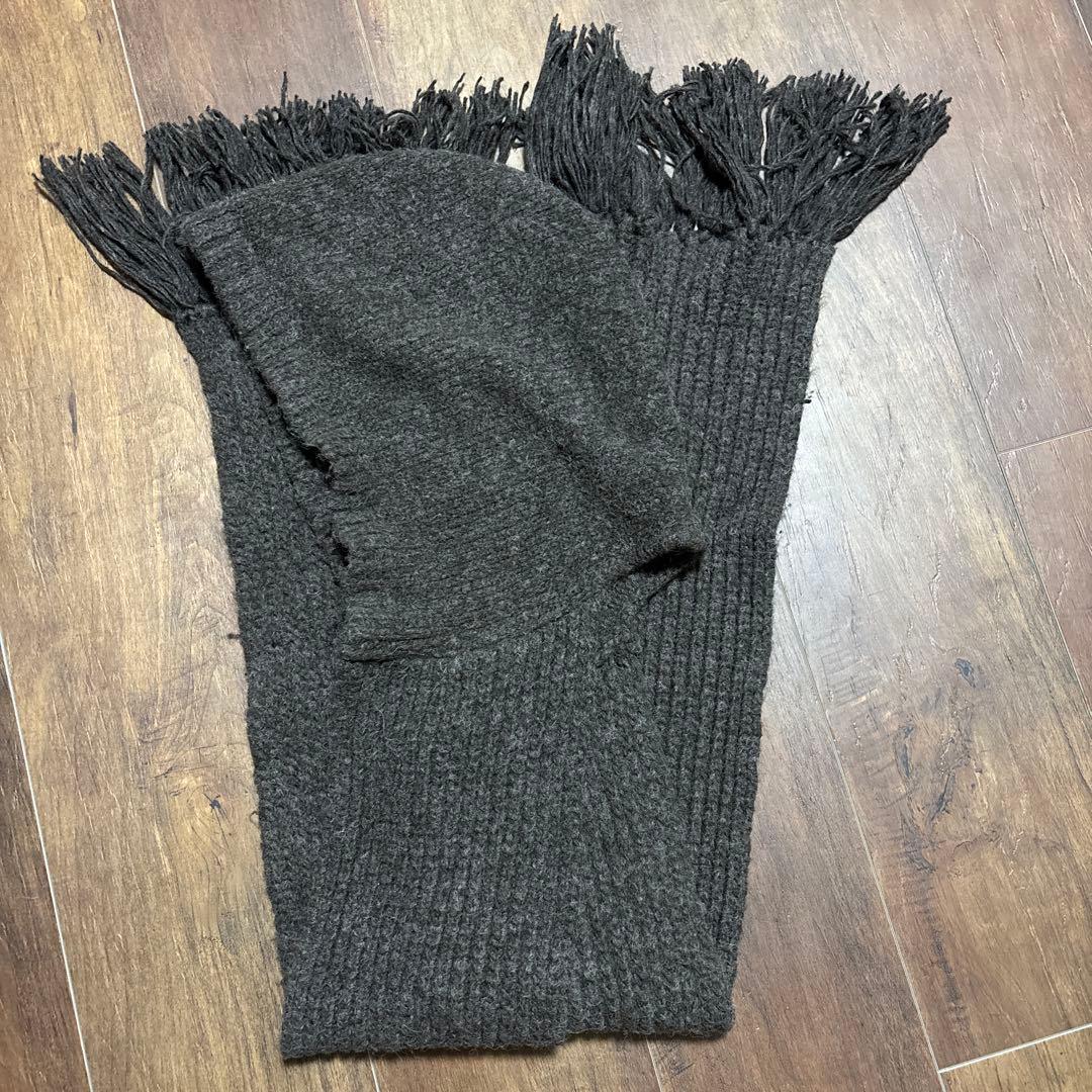 【美品】Sea Room lynn Fringeフーディーマフラー