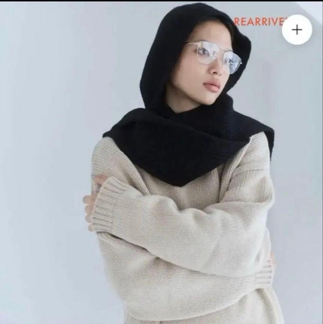 【美品】Sea Room lynn Fringeフーディーマフラー