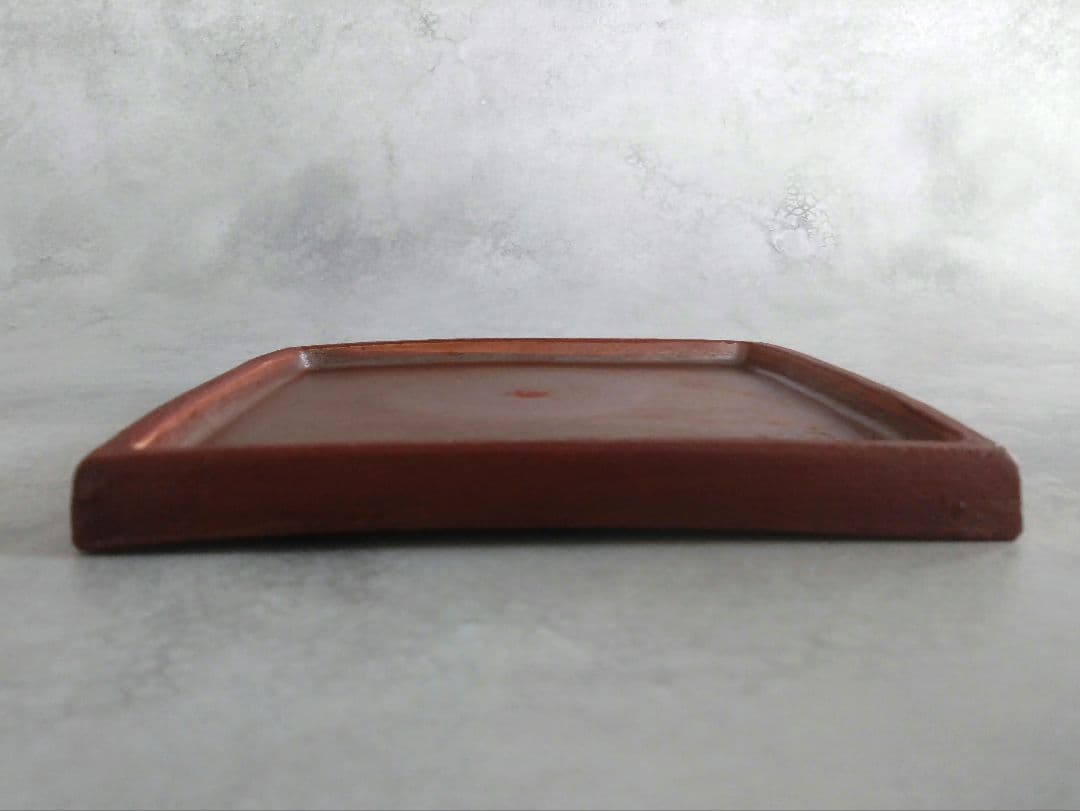 西川聡 「赤い器」角皿 /赤木明登·内田鋼一·辻和美·小野哲平