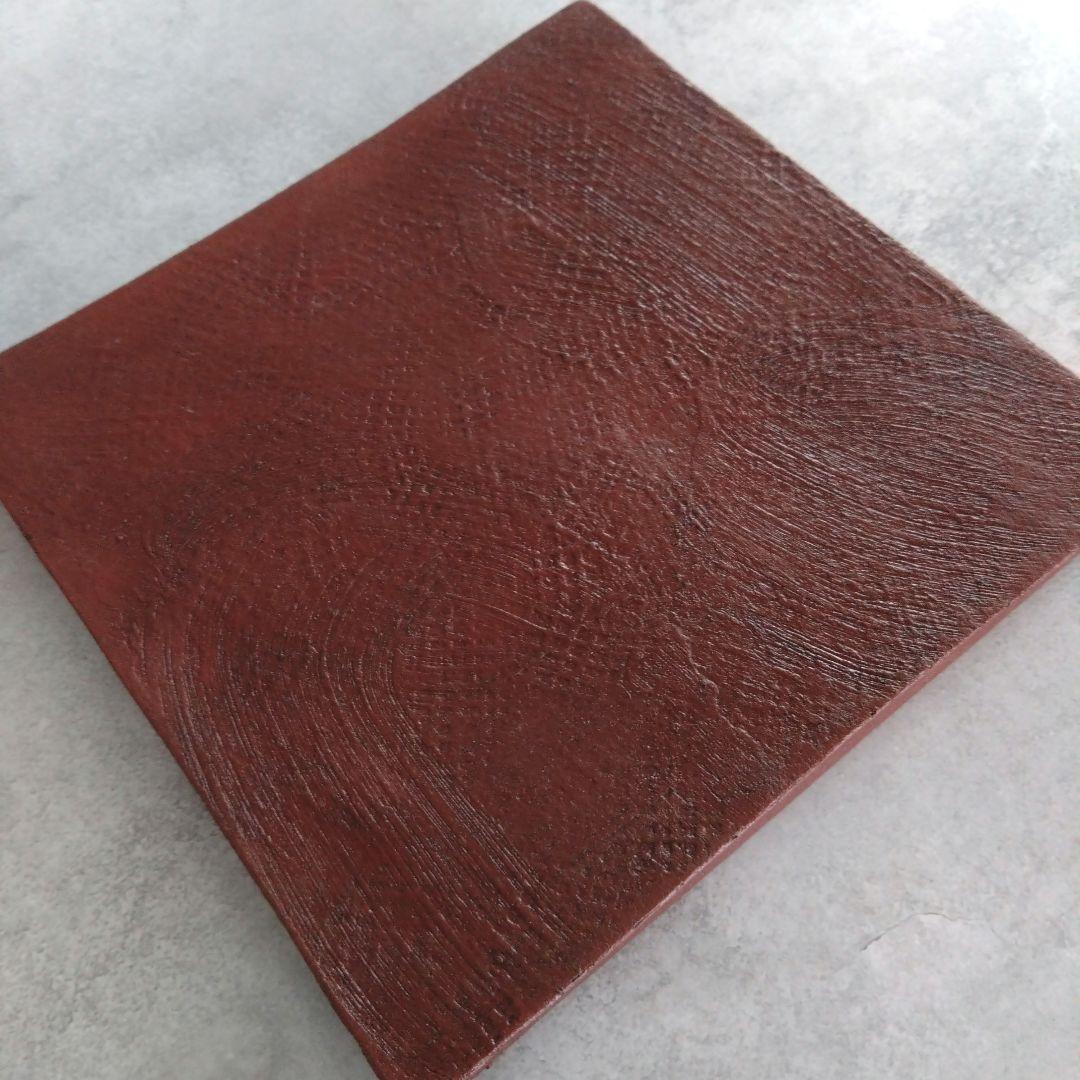 西川聡 「赤い器」角皿 /赤木明登·内田鋼一·辻和美·小野哲平