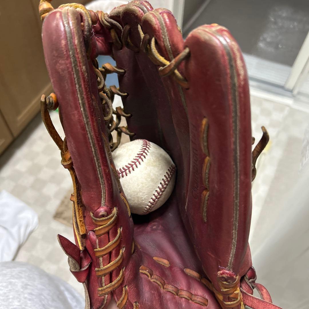 即戦力　asics 外野手用　硬式グローブ