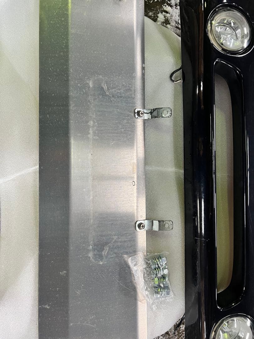 ジムニーjb23 ハーフバンパーセットスキットプレート付き