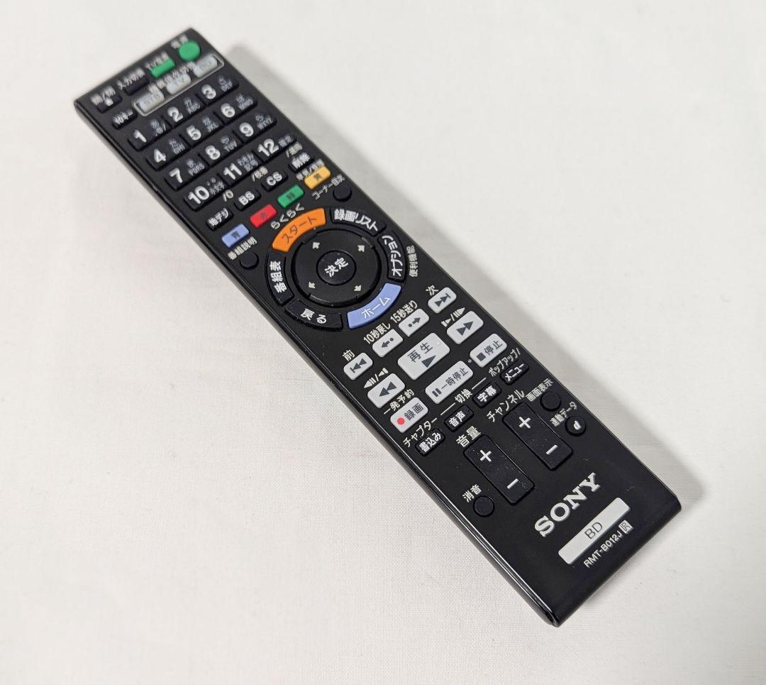 SONY BDZ-EW1000 ブルーレイレコーダー リモコン付き