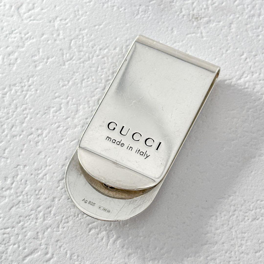 GUCCI　ビー　bee 蜂　モチーフ付　シルバー　マネークリップ　925