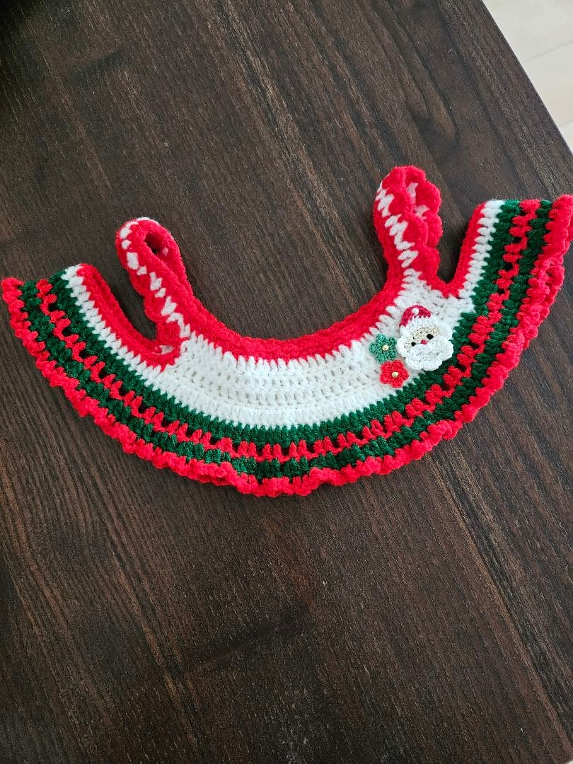 ラボット服ハンドメイド　クリスマス服　帽子×２セット