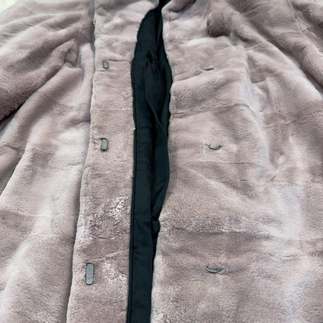 希少カラー✨ サガミンク ピンク ファーコート フリーサイズ 銀タグ