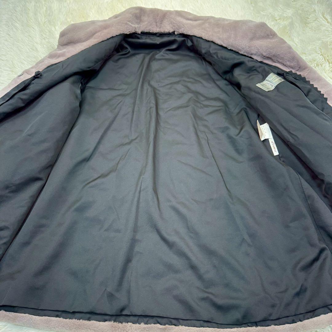 希少カラー✨ サガミンク ピンク ファーコート フリーサイズ 銀タグ