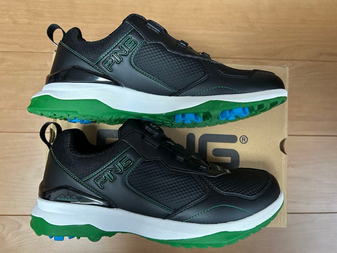 のり新品　PINGゴルフシューズ (スパイクレス・ダイヤル) サイズ27C