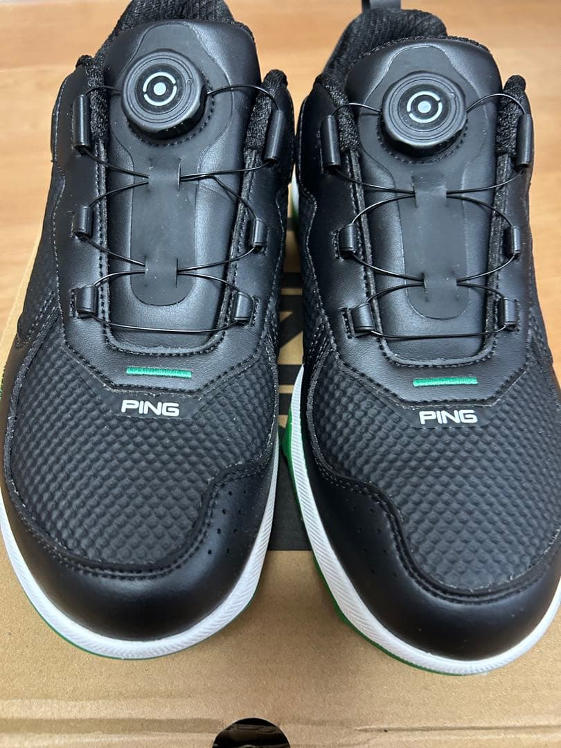 のり新品　PINGゴルフシューズ (スパイクレス・ダイヤル) サイズ27C