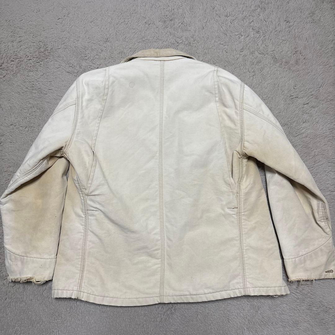 80s carhartt 100周年　星タグ　カバーオール　ボロ　L