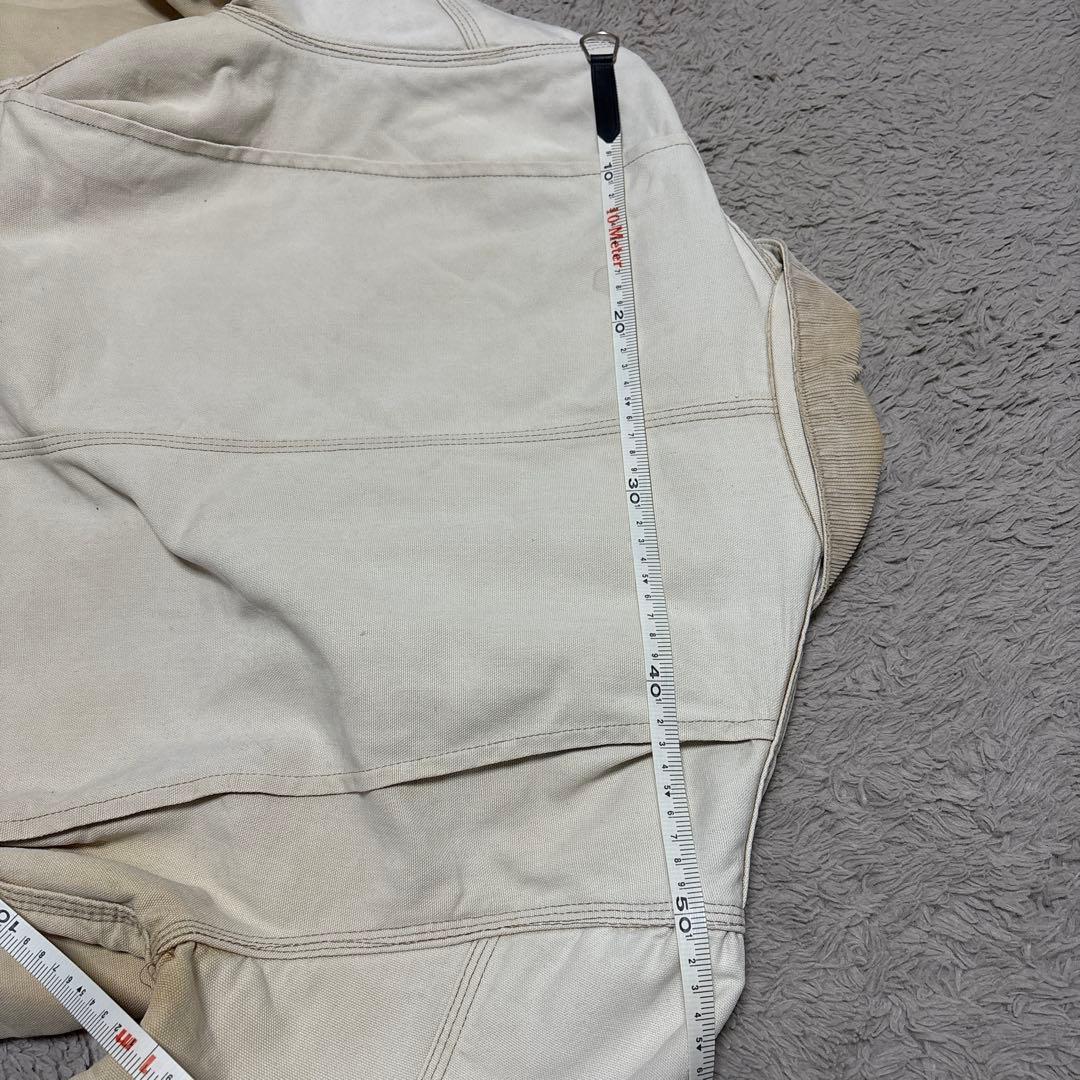 80s carhartt 100周年　星タグ　カバーオール　ボロ　L