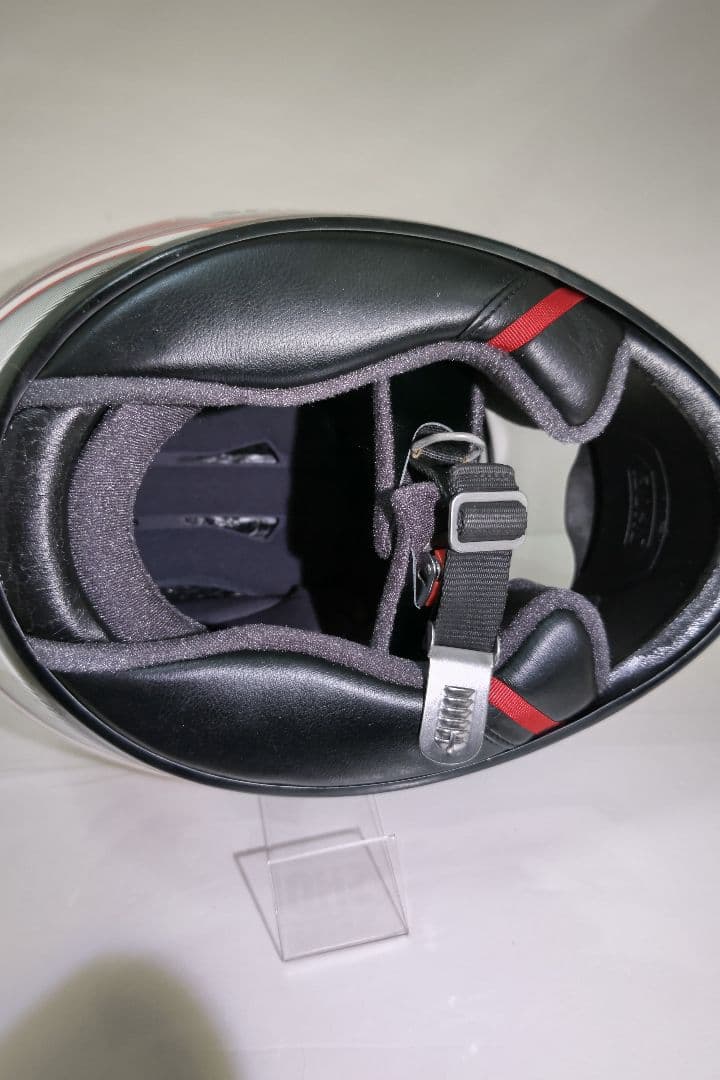 SHOEI GT-airサンバイザー内蔵ヘルメット ホワイト/レッドMサイズ