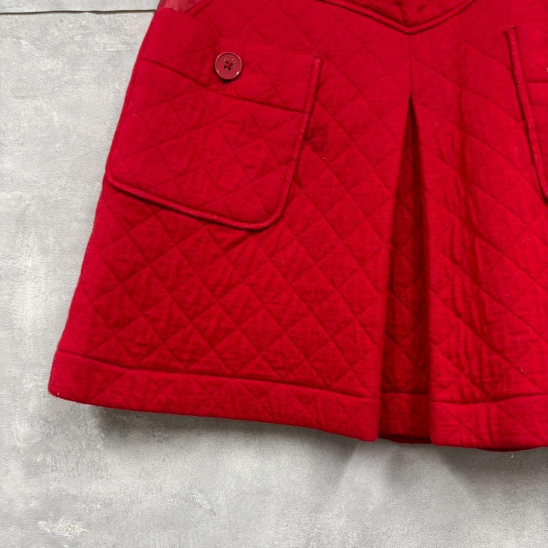 Burberry GOLF センタープリーツ　キルティングスカート N2553