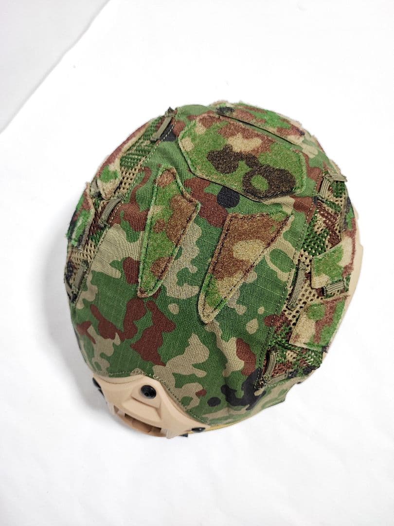 NIJ レベル3A 自衛隊迷彩 Fast型 防弾ヘルメット カバー セット