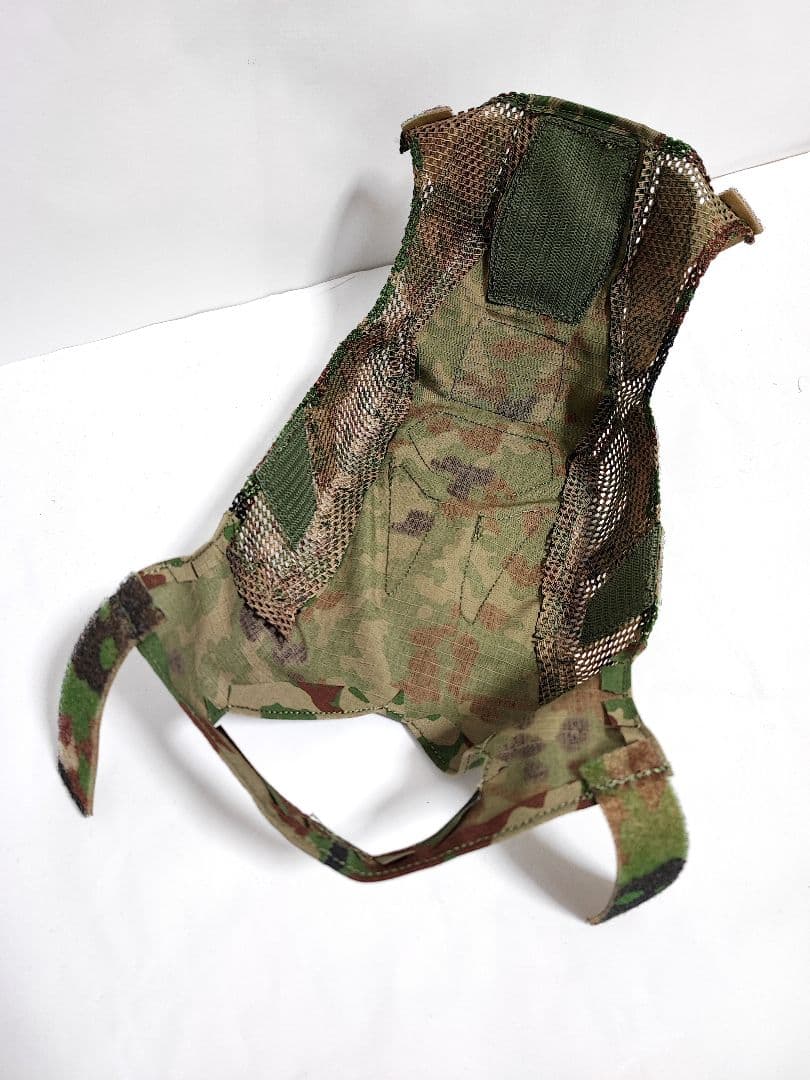 NIJ レベル3A 自衛隊迷彩 Fast型 防弾ヘルメット カバー セット