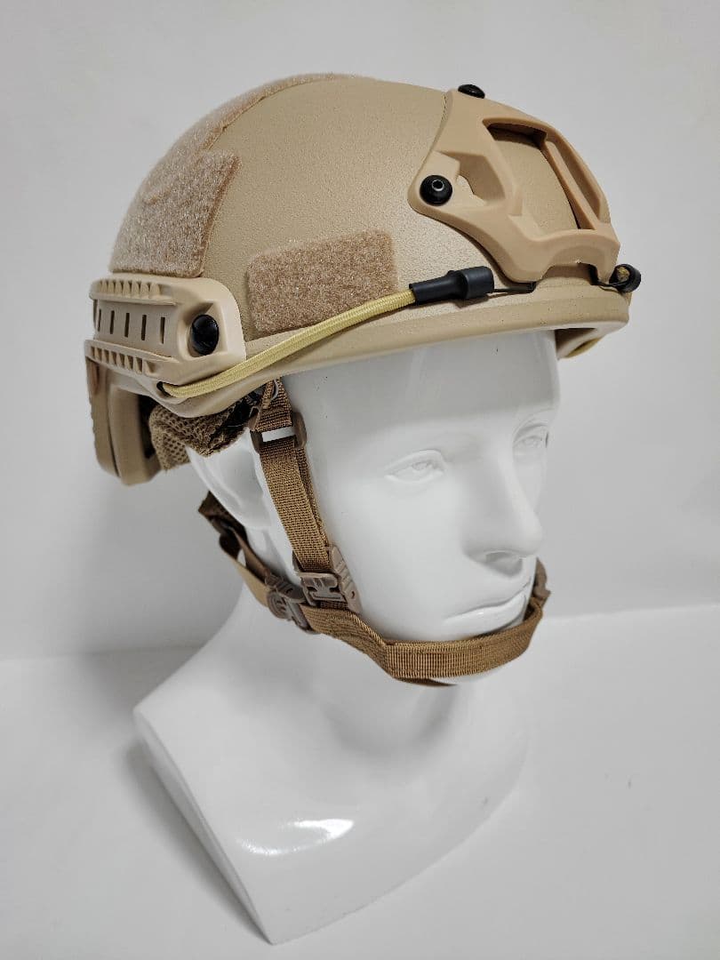 NIJ レベル3A 自衛隊迷彩 Fast型 防弾ヘルメット カバー セット