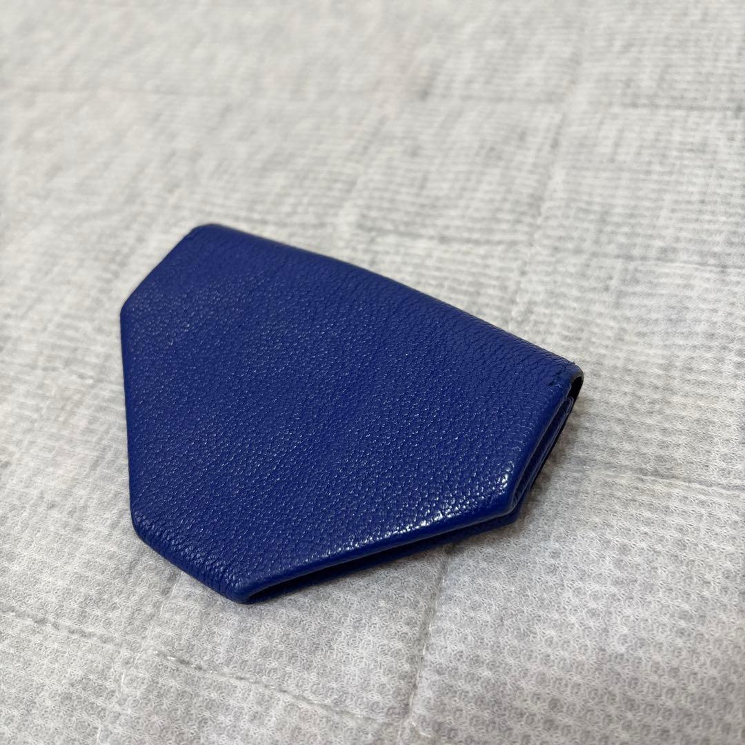 HERMES ルヴァンキャトル ケース 小銭入れ ブルー　ユニセックス