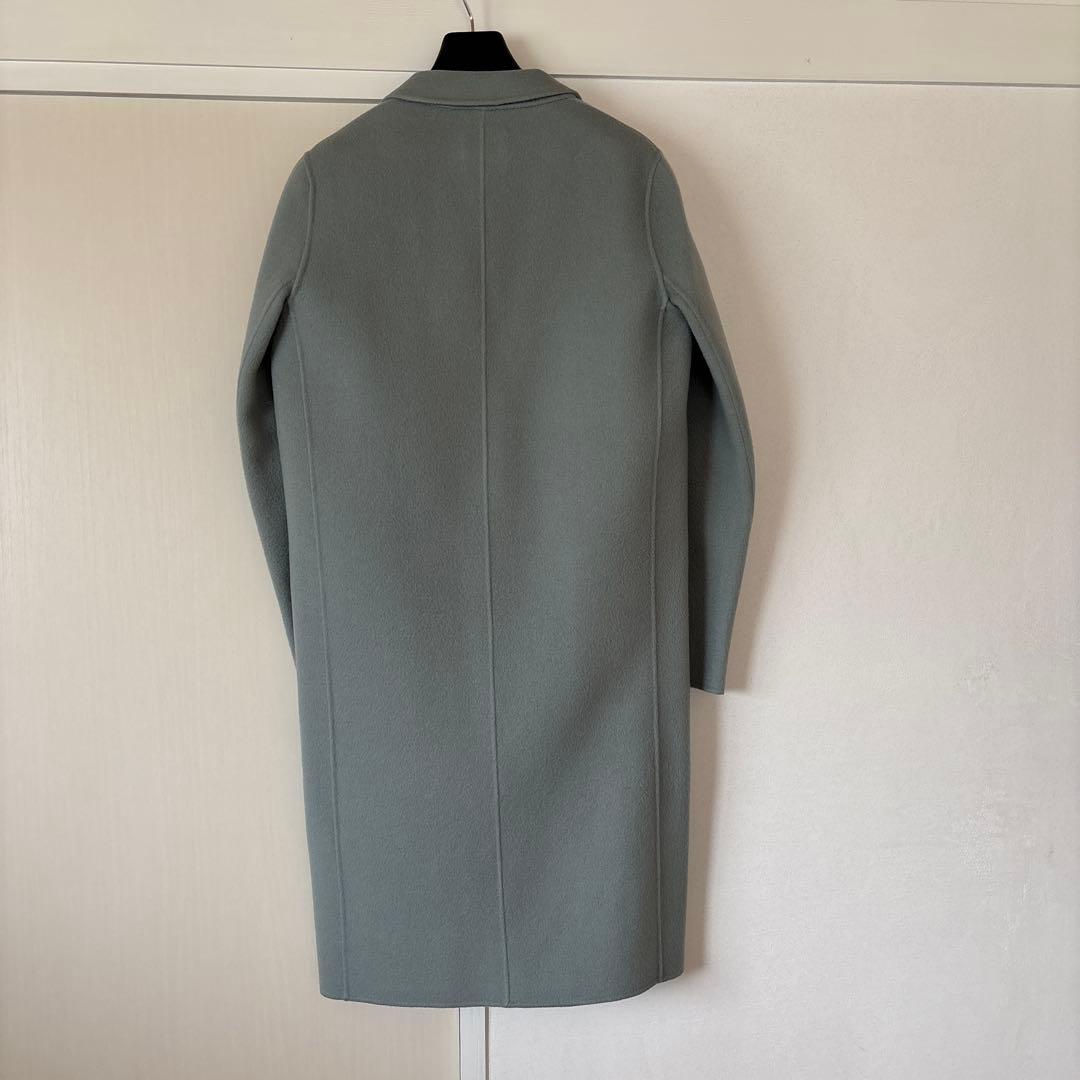 セオリー　カシミヤ　ブルーグレーコートS