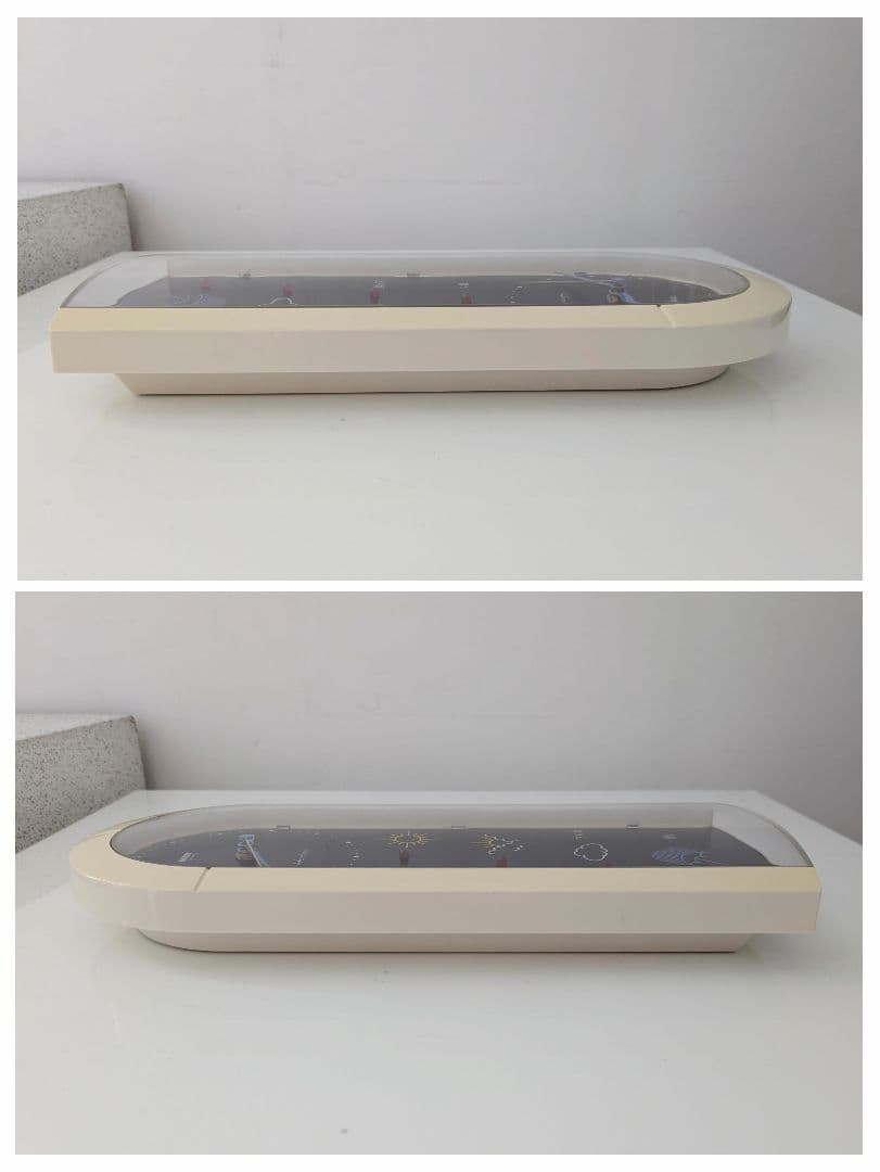 89-90s ヴィンテージ 天気予報付き 掛け時計 レトロポップ スペースエイジ