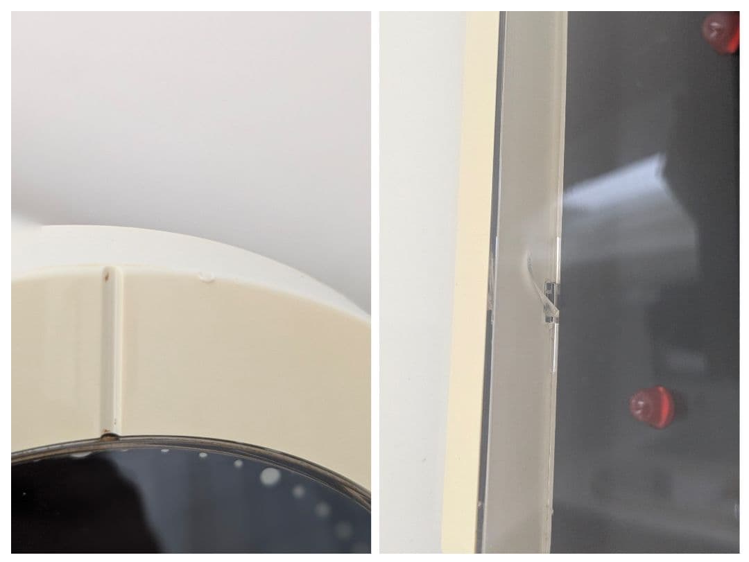 89-90s ヴィンテージ 天気予報付き 掛け時計 レトロポップ スペースエイジ