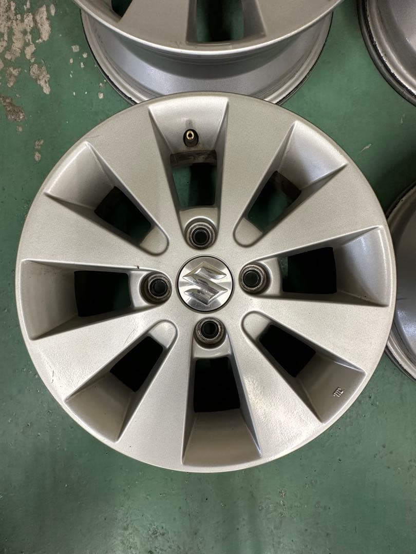 スズキワゴンR mh23s 純正アルミホイール 4本