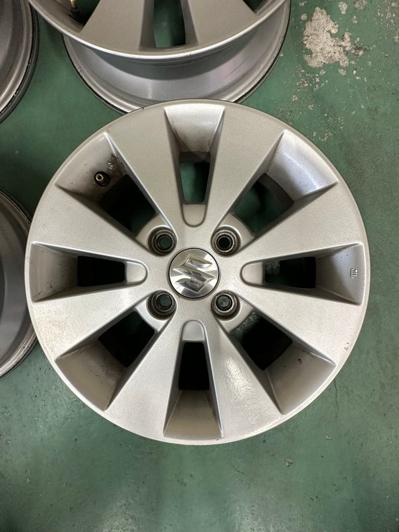 スズキワゴンR mh23s 純正アルミホイール 4本