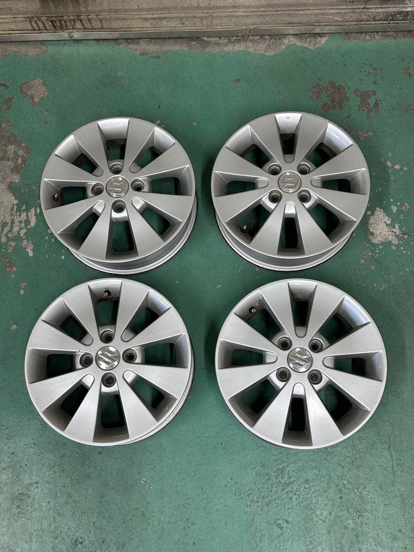 スズキワゴンR mh23s 純正アルミホイール 4本