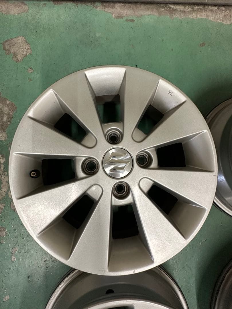 スズキワゴンR mh23s 純正アルミホイール 4本