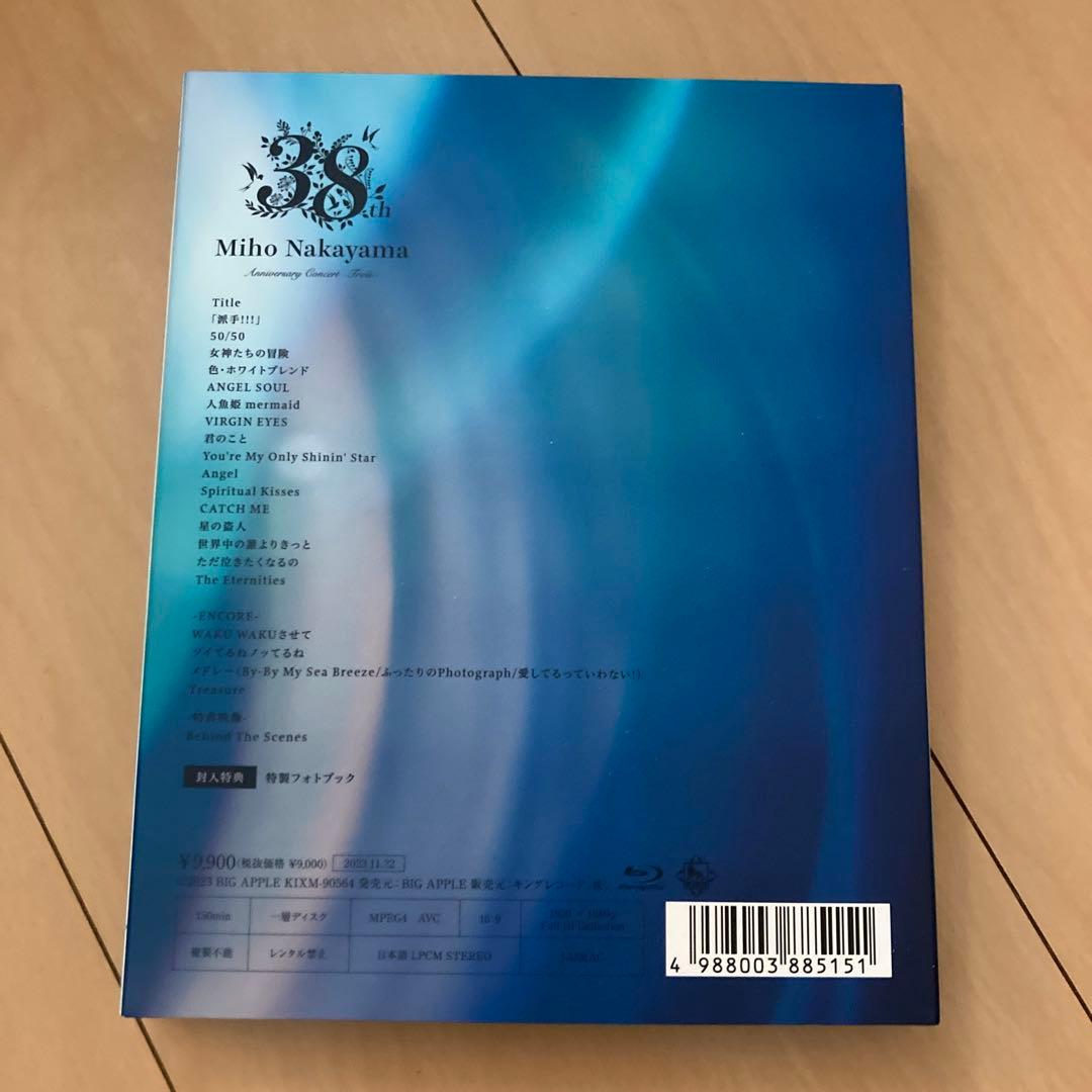 【即購入ok!!】中山美穂 38周年コンサート Blu-ray 数量限定生産盤