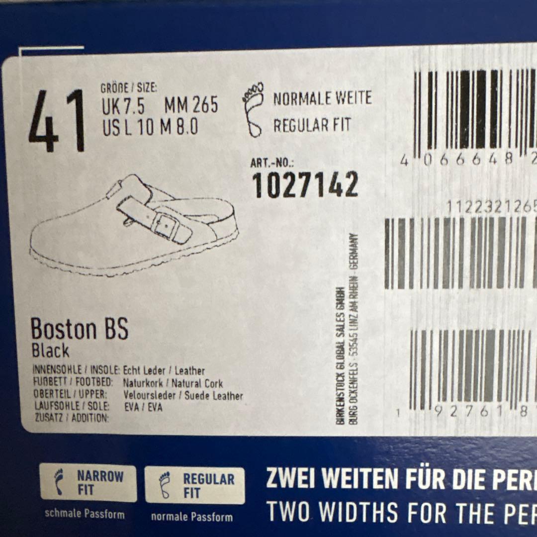 BIRKENSTOCK ボストン　ブラック