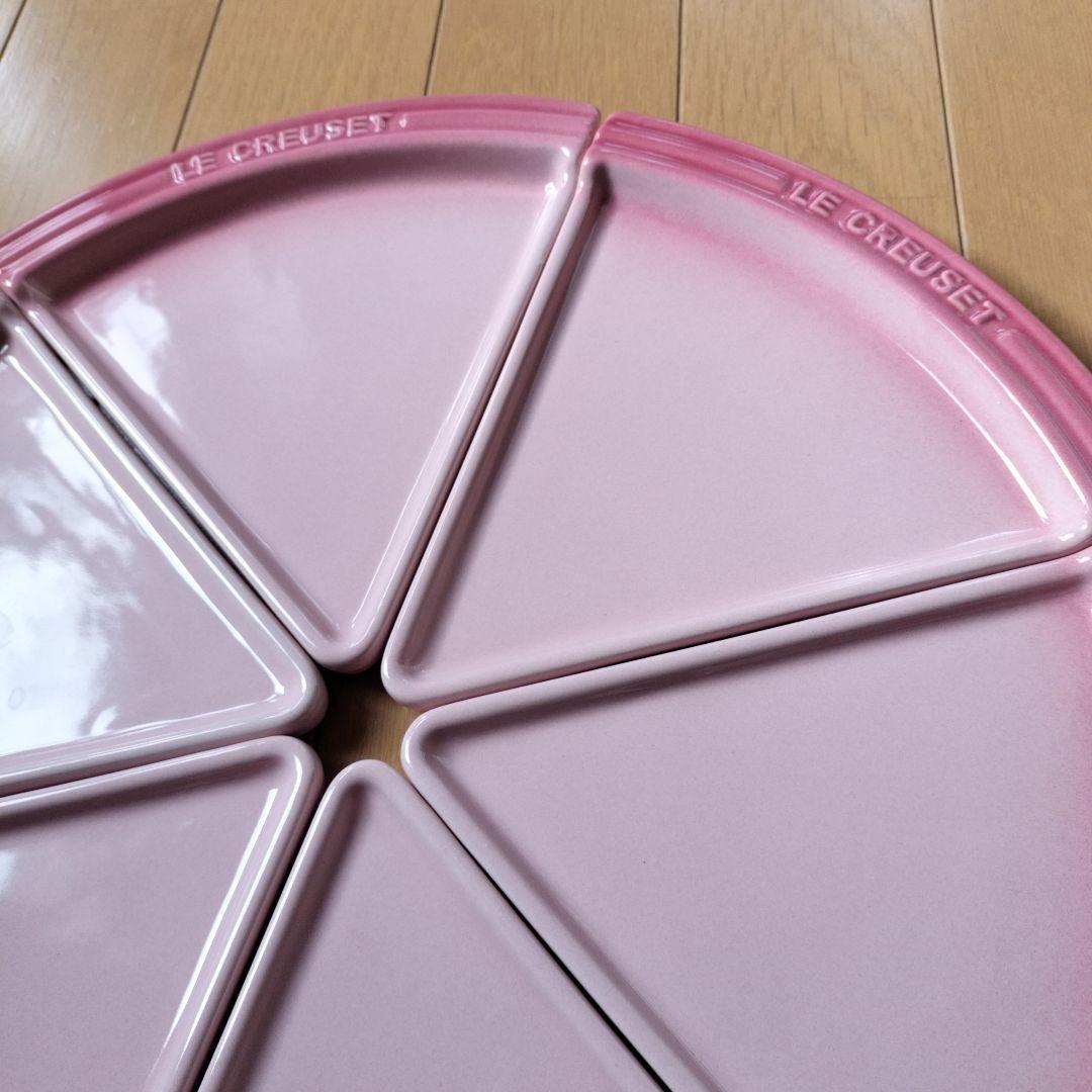 LE CREUSET　ピザ型プレート　6枚セット