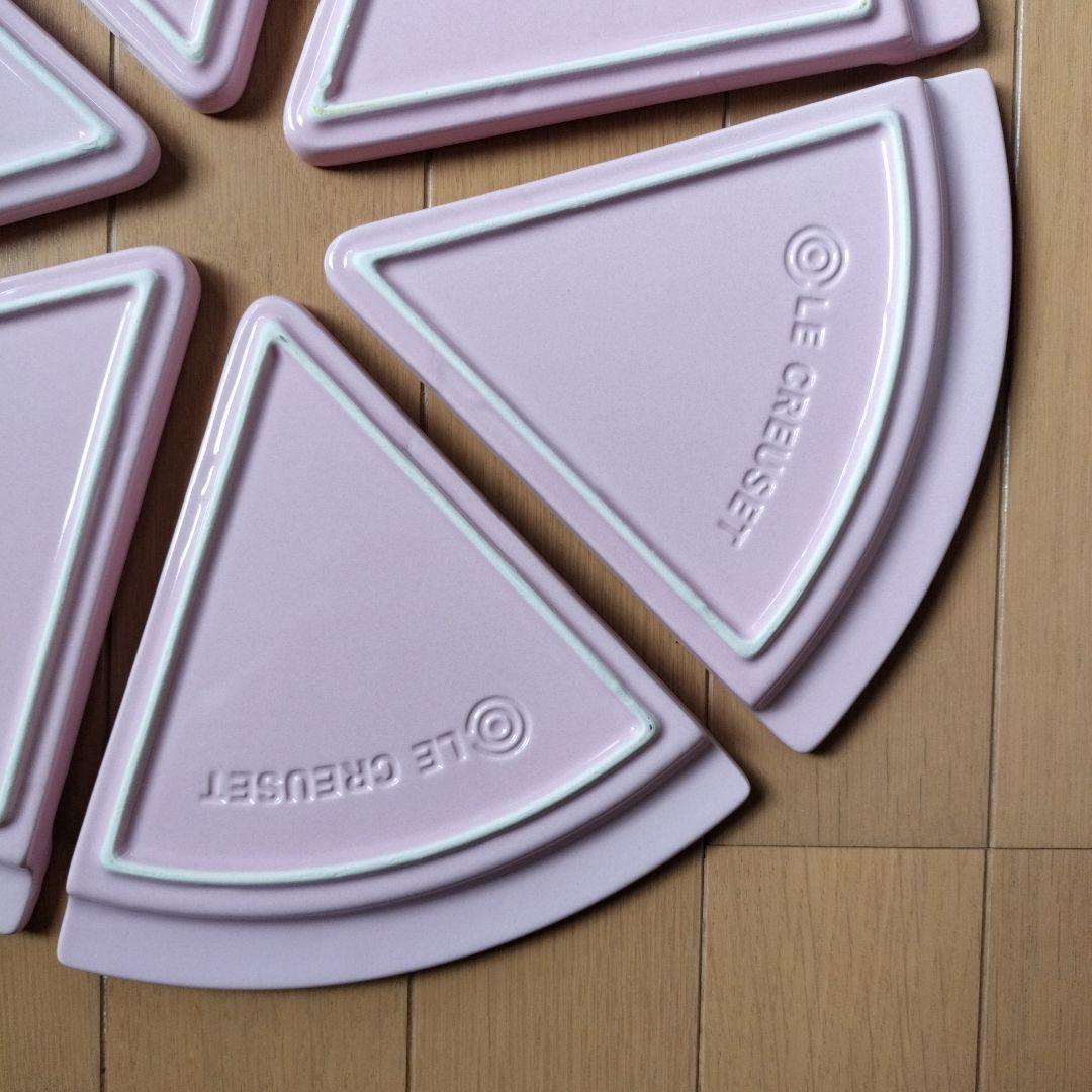 LE CREUSET　ピザ型プレート　6枚セット